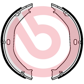 Комплект гальмівних колодок, стоянкове гальмо   S 37 505   BREMBO