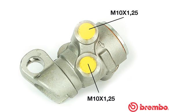 Регулятор тормозных сил   R A6 001   BREMBO