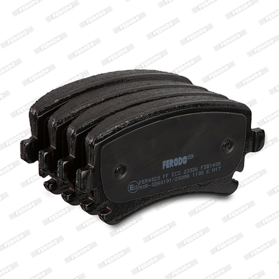 Комплект тормозных колодок, дисковый тормоз FDB1408 FERODO #2