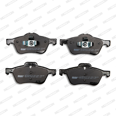 Комплект гальмівних накладок, дискове гальмо FDB1499 FERODO #3