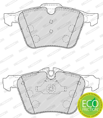 Комплект гальмівних накладок, дискове гальмо FDB4108 FERODO #2