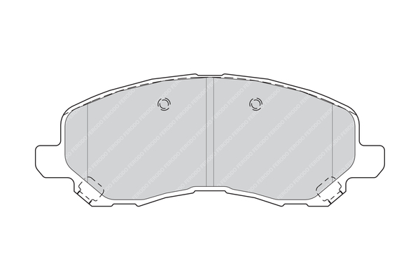 Комплект гальмівних накладок, дискове гальмо FDB4388 FERODO #1