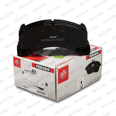 Комплект гальмівних накладок, дискове гальмо FDB4717 FERODO #8