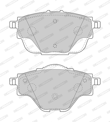Комплект гальмівних накладок, дискове гальмо FDB4766 FERODO #1