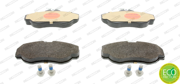 Комплект тормозных колодок, дисковый тормоз   FDB980   FERODO