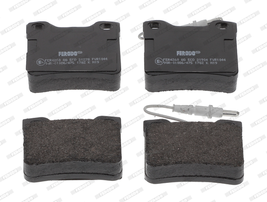 Комплект тормозных колодок, дисковый тормоз   FVR1044   FERODO