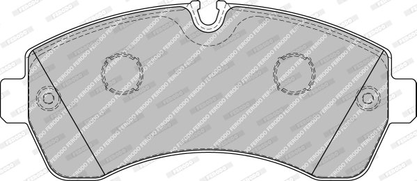 Комплект гальмівних накладок, дискове гальмо FVR1777 FERODO #2