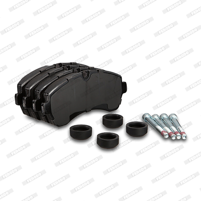 Комплект гальмівних накладок, дискове гальмо FVR1777 FERODO #3