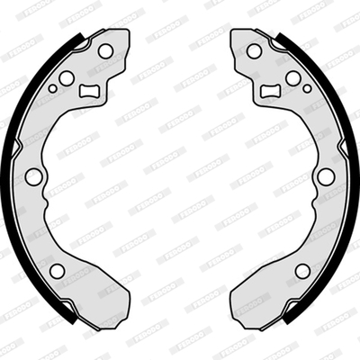 Комплект тормозных колодок FSB612 FERODO #2