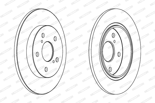 Гальмівний диск DDF1645 FERODO #1