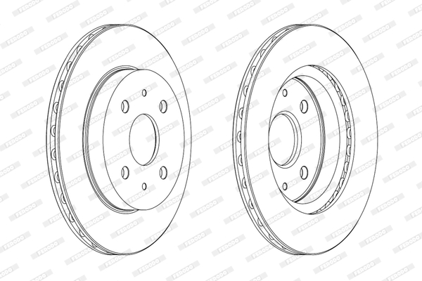Гальмівний диск   DDF1774   FERODO