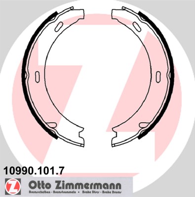 Комплект тормозных колодок, стояночная тормозная система   10990.101.7   ZIMMERMANN