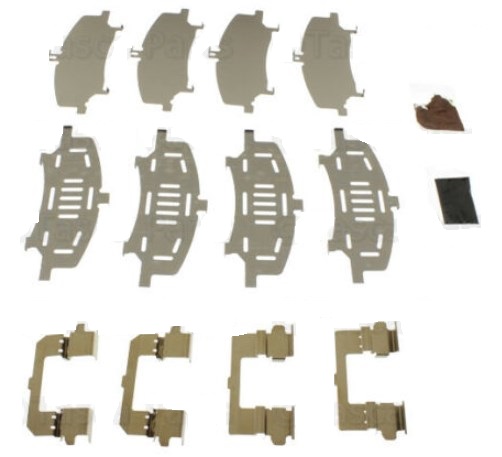 Комплект гальмівних накладок, дискове гальмо   K0Y13329Z   MAZDA