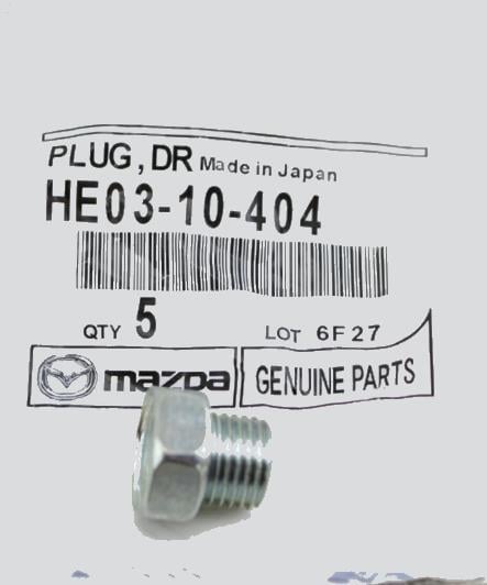 Пробка, оливний піддон   HE03-10-404   MAZDA