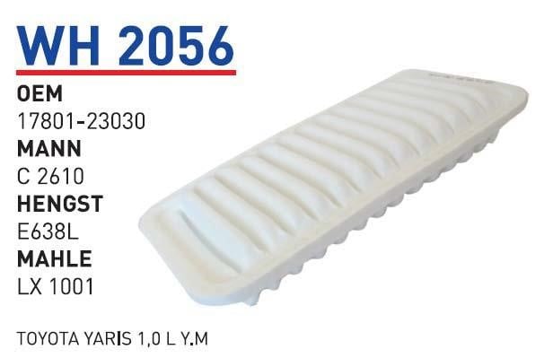 Фільтр повітряний, WUNDER-FILTER WH2056 Фільтр повітряний, WUNDER-FILTER WH2056