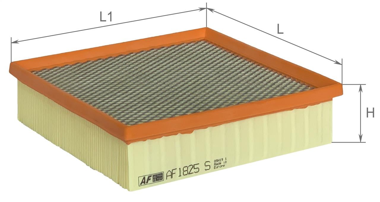 Фільтр повітряний MERCEDES 190D 2.5TD W201 (вир-во ALPHA FILTER), Alpha Filter AF1825s Фільтр повітряний MERCEDES 190D 2.5TD W201 (вир-во ALPHA FILTER), Alpha Filter AF1825s