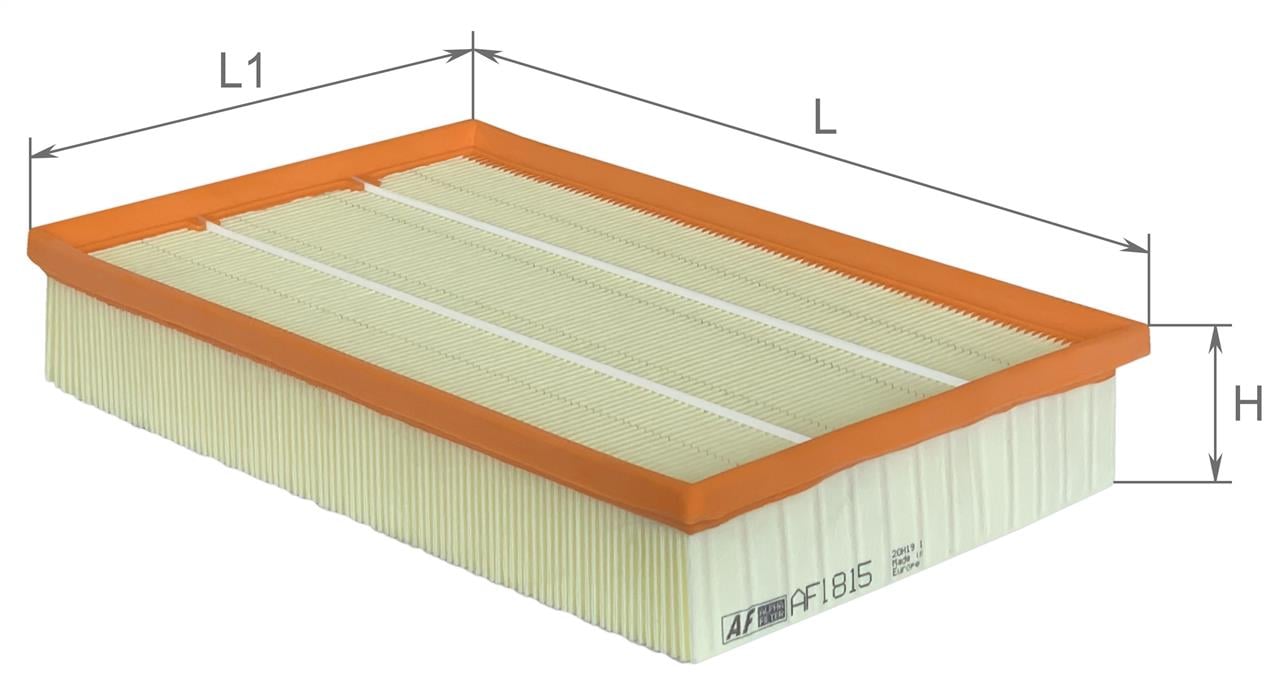 Фільтр повітряний VOLVO 2.4 D 11-, FORD FIESTA V 1.4, 1.6 04- (вир-во ALPHA FILT, Alpha Filter AF1815 Фільтр повітряний VOLVO 2.4 D 11-, FORD FIESTA V 1.4, 1.6 04- (вир-во ALPHA FILT, Alpha Filter AF1815