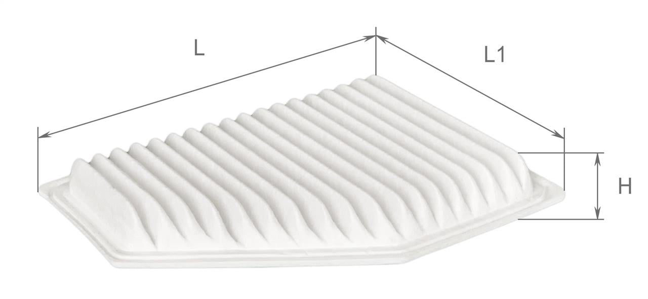 Фільтр повітряний ZAZ FORZA, CHERY A13 (вир-во ALPHA FILTER), Alpha Filter AF1000 Фільтр повітряний ZAZ FORZA, CHERY A13 (вир-во ALPHA FILTER), Alpha Filter AF1000