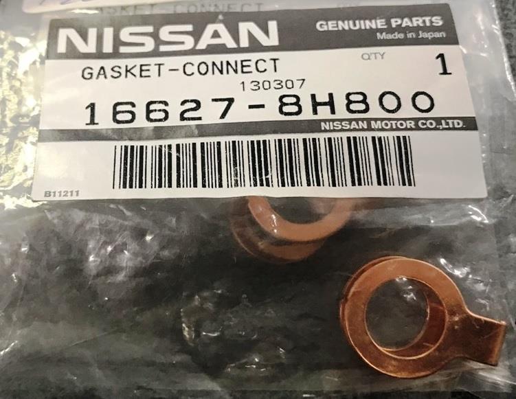 Ущільнення, отвір для подачі оливи (компресор)   16627-8H800   NISSAN