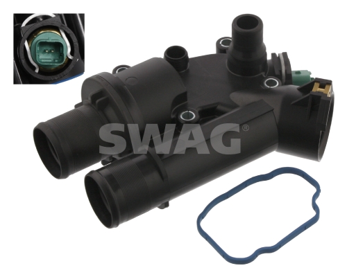 Термостат, охлаждающая жидкость   62 93 6037   SWAG