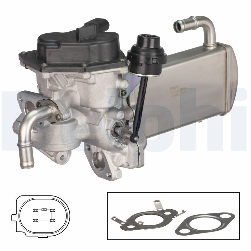 Клапан возврата ОГ, DELPHI EG10576-12B1 Клапан возврата ОГ, DELPHI EG10576-12B1