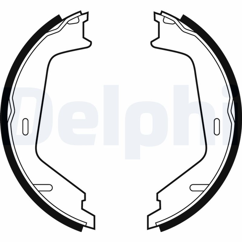 Комплект тормозных колодок   LS1884   DELPHI