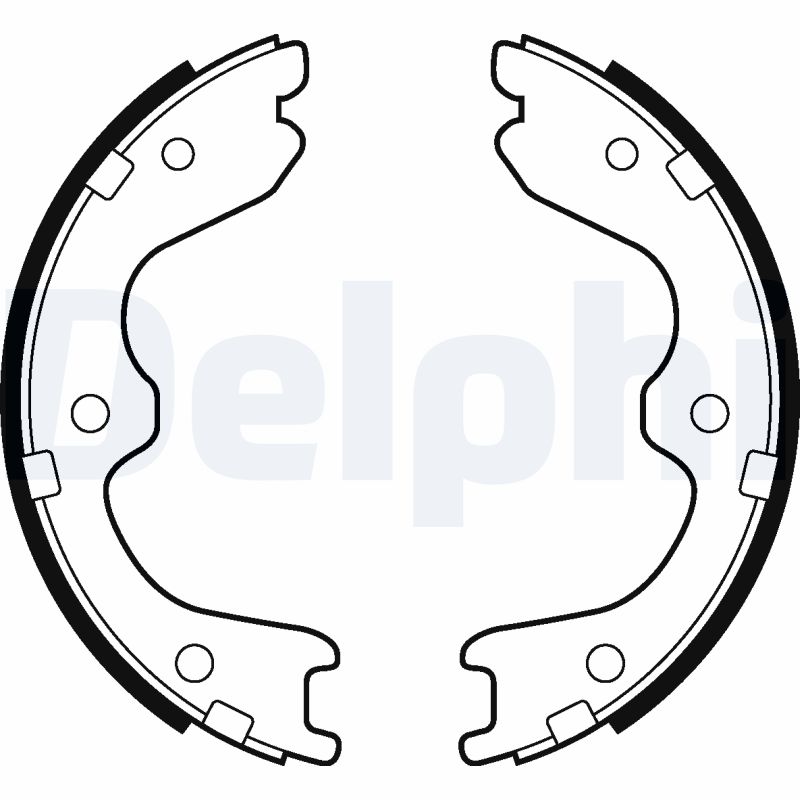Комплект тормозных колодок   LS2029   DELPHI