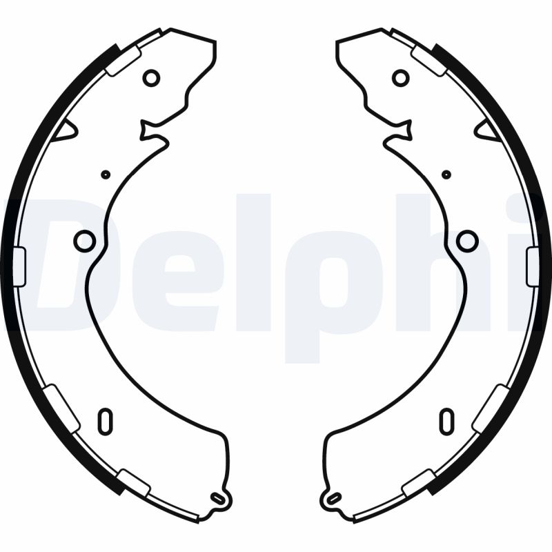 Комплект тормозных колодок   LS2063   DELPHI