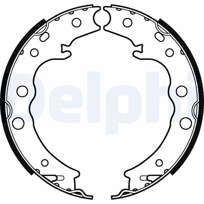 Комплект гальмівних колодок   LS2125   DELPHI