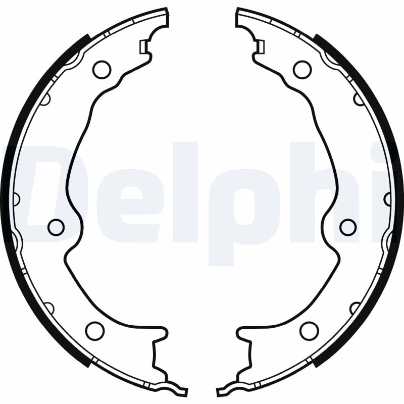 Комплект тормозных колодок   LS2130   DELPHI