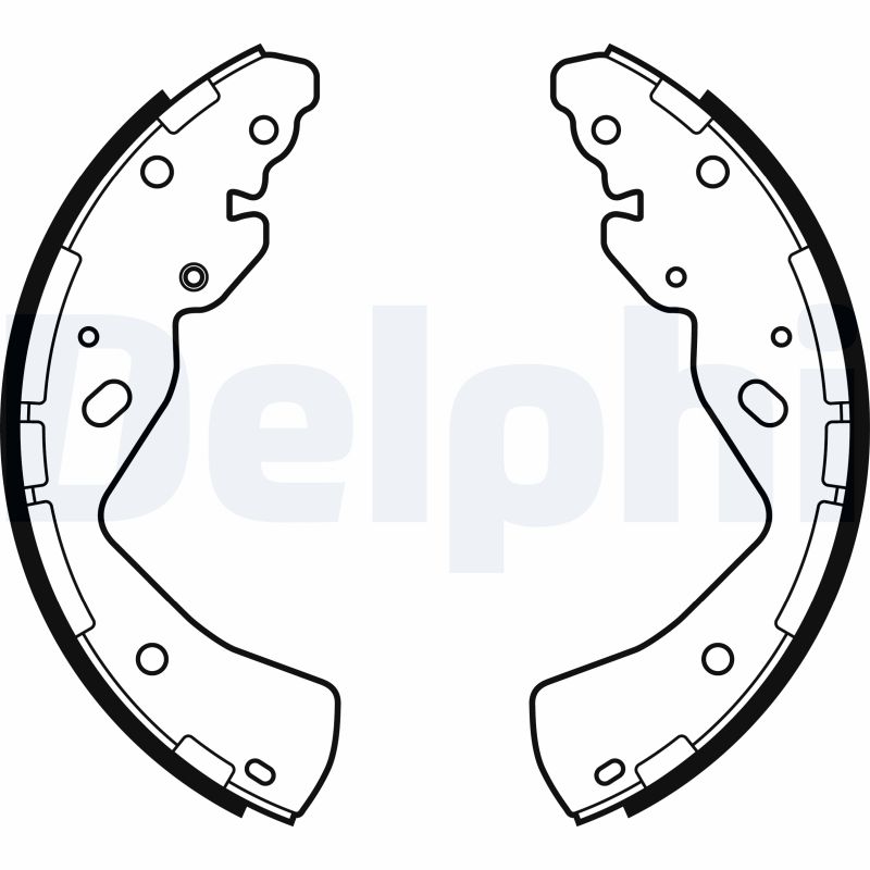 Комплект тормозных колодок   LS2143   DELPHI