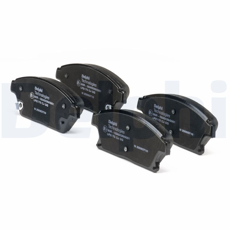 Комплект тормозных колодок, дисковый тормоз LP2170 DELPHI #1