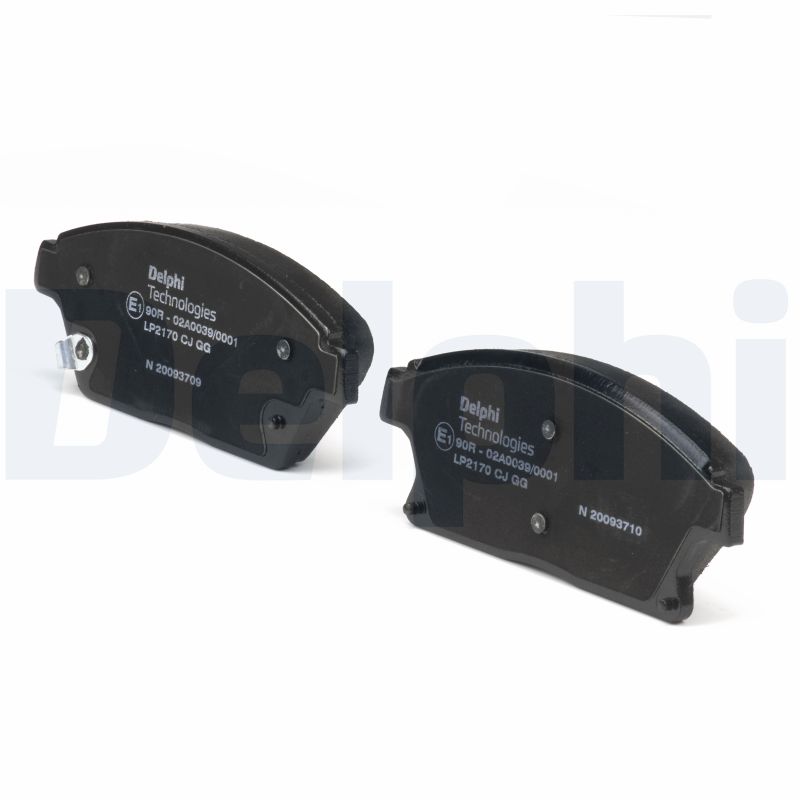 Комплект тормозных колодок, дисковый тормоз LP2170 DELPHI #2