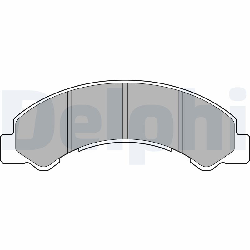 Комплект тормозных колодок, дисковый тормоз   LP2769   DELPHI