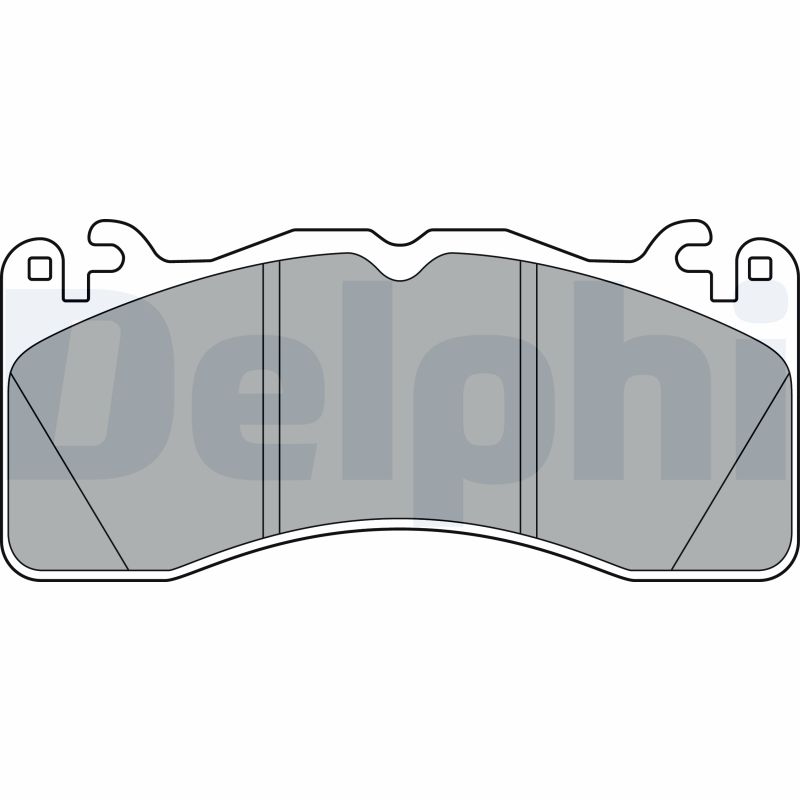 Комплект гальмівних накладок, дискове гальмо   LP3377   DELPHI