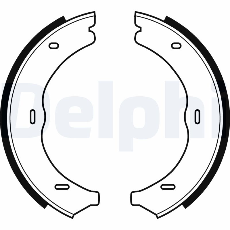 Комплект гальмівних колодок, стоянкове гальмо   LS1967   DELPHI