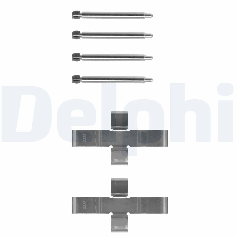 Комплектующие, колодки дискового тормоза   LX0047   DELPHI