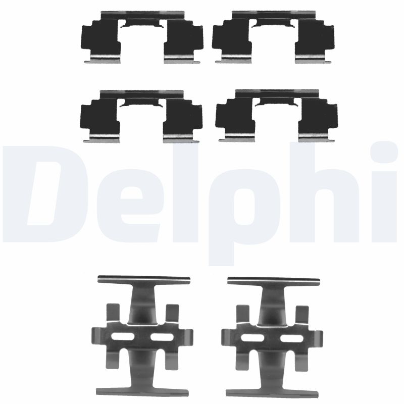 Комплектующие, колодки дискового тормоза   LX0130   DELPHI