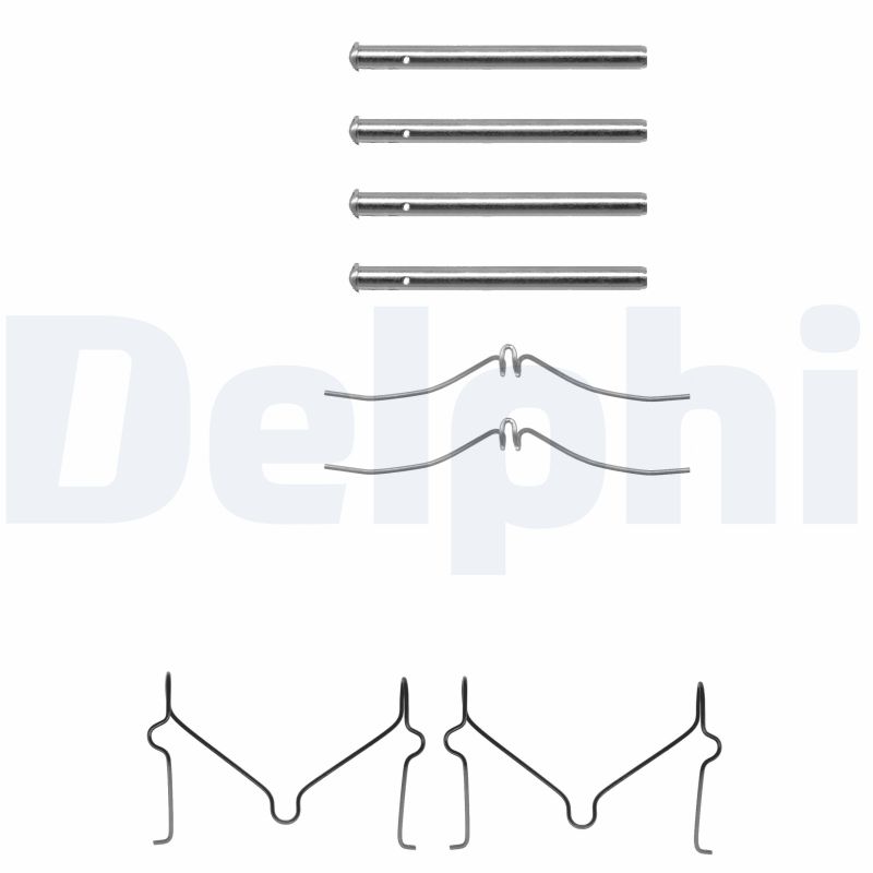 Комплект приладдя, накладка дискового гальма   LX0143   DELPHI