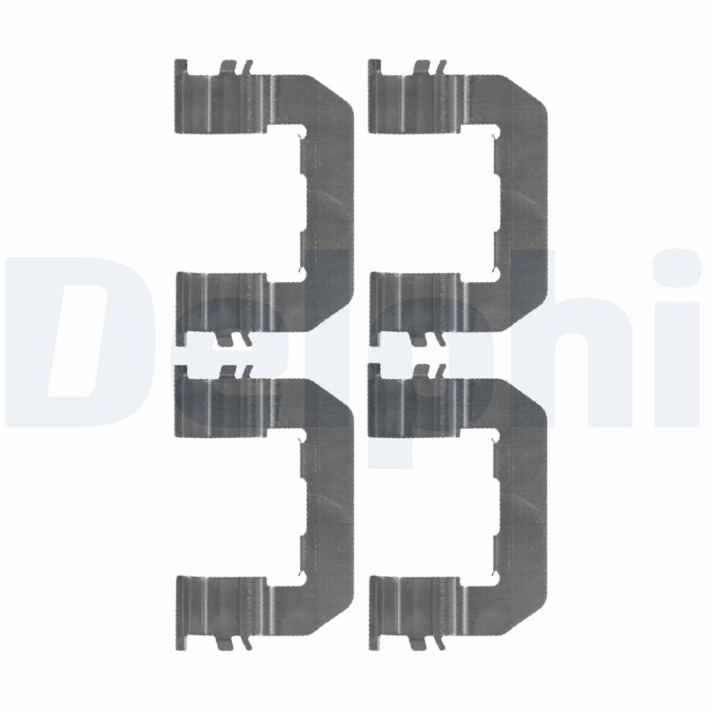 Комплект приладдя, накладка дискового гальма   LX0514   DELPHI