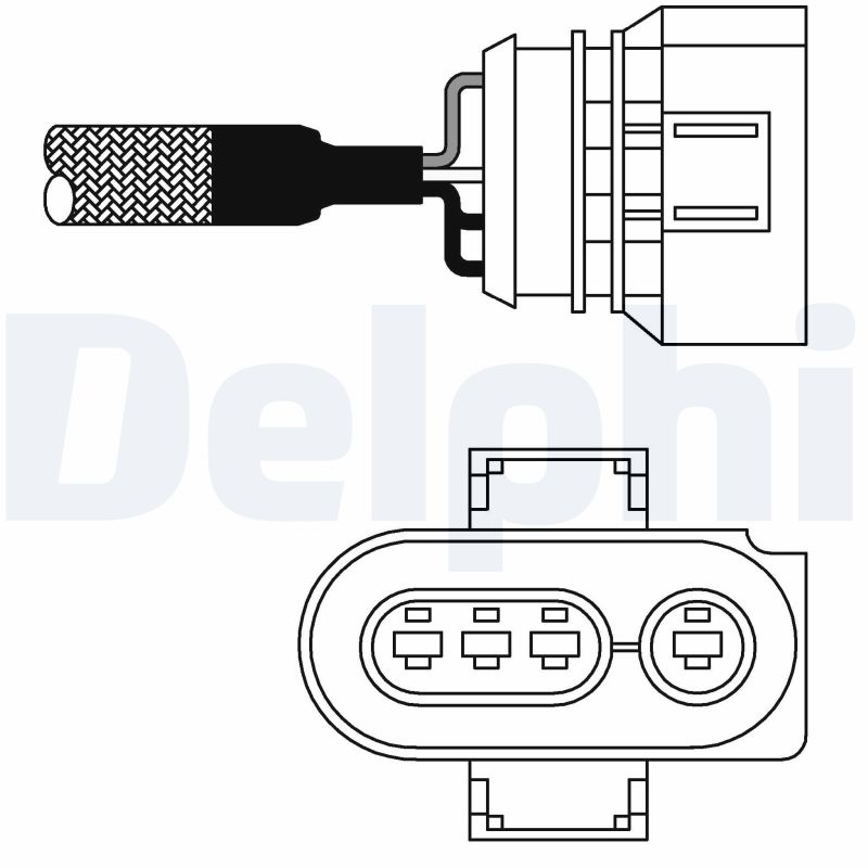 Кисневий датчик   ES10979-12B1   DELPHI