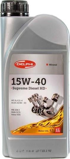 Моторна олива DELPHI Supreme Diesel 15W-40 4 л, 25185360