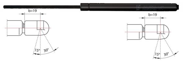 Газовая пружина, капот, METZGER 2110231 Газовая пружина, капот, METZGER 2110231