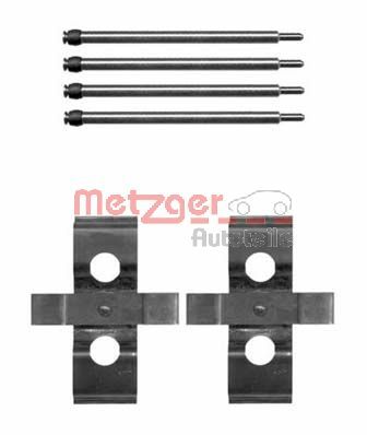 Комплект приладдя, накладка дискового гальма   109-1611   METZGER