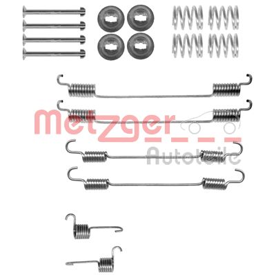 Комплект приладдя, гальмівна колодка   105-0021   METZGER