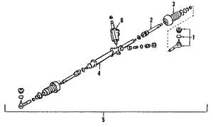 Гофрований кожух, механізм рульового керування   34137-AE010   SUBARU