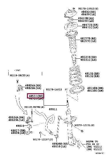 Амортизатор   4851049445   TOYOTA