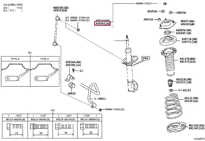 Амортизатор   48520-09841   TOYOTA