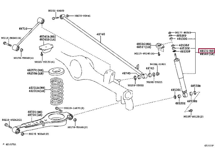 Амортизатор   48531-09730   TOYOTA