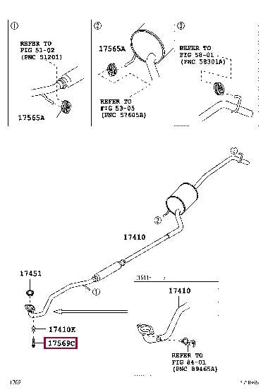 Гвинт, система відведення ВГ, TOYOTA 90109W0006 Гвинт, система відведення ВГ, TOYOTA 90109W0006